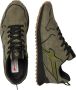 W6Yz Groene Sneakers met Suède Inzetstukken Green Heren - Thumbnail 9