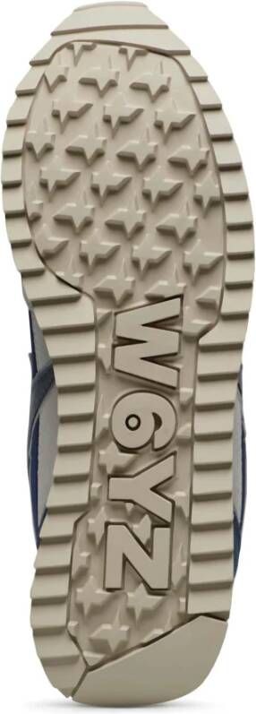 W6Yz Technical fabric and suede sneakers Jet-M.