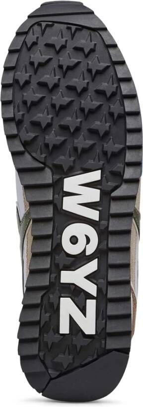 W6Yz Technical fabric and suede sneakers Jet-M.