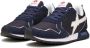 W6Yz Technical fabric and suede sneakers Jet-M. Blue Heren - Thumbnail 7