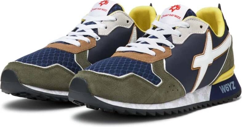 W6Yz Technical fabric and suede sneakers Jet-M. Multicolor Heren