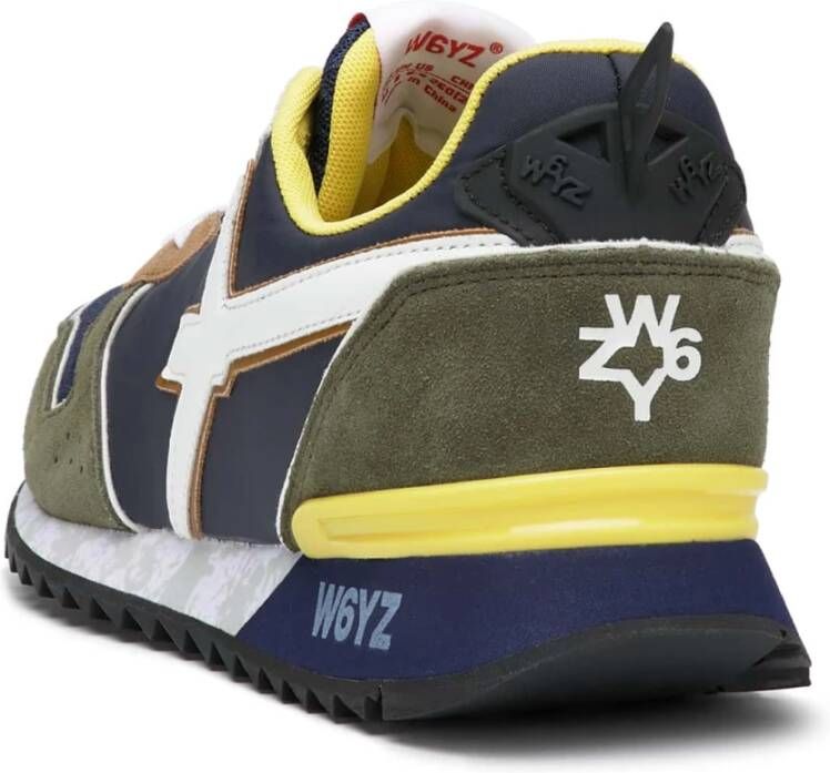 W6Yz Technical fabric and suede sneakers Jet-M. Multicolor Heren