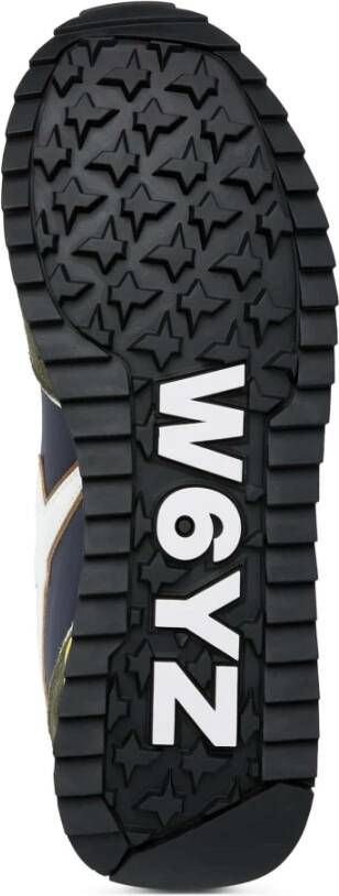 W6Yz Technical fabric and suede sneakers Jet-M. Multicolor Heren
