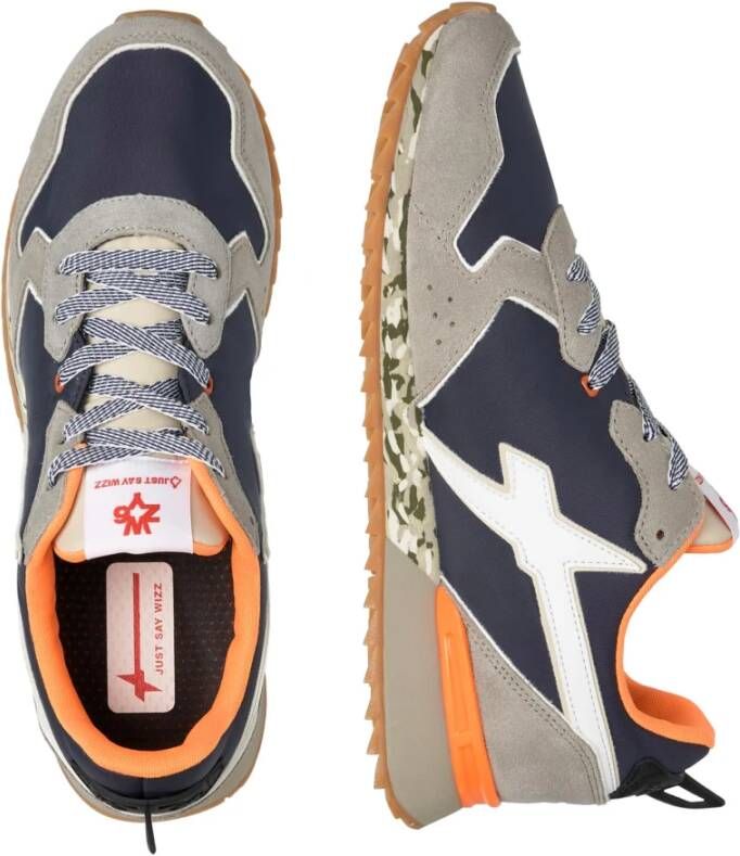 W6Yz Technical fabric and suede sneakers Jet-M. Multicolor Heren