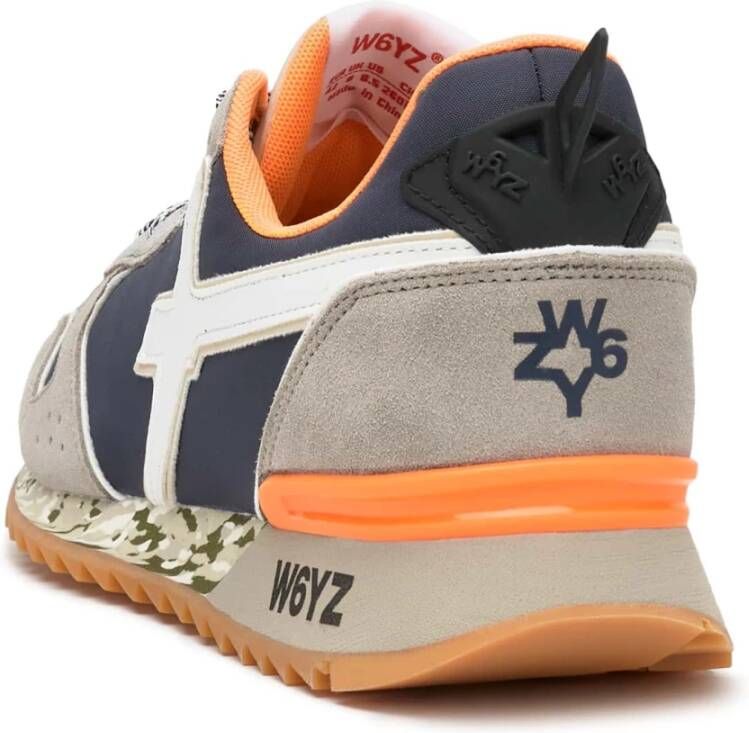 W6Yz Technical fabric and suede sneakers Jet-M. Multicolor Heren