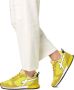 W6Yz Technical fabric and suede sneakers Jet-M. Yellow Heren - Thumbnail 2