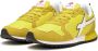 W6Yz Technical fabric and suede sneakers Jet-M. Yellow Heren - Thumbnail 4