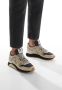 W6Yz Technical fabric and suede sneakers Yak-M. Beige Heren - Thumbnail 3
