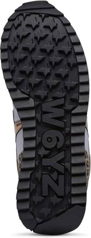 W6Yz Technische sneakers van stof en suède