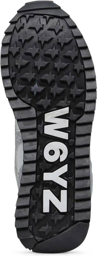 W6Yz Technical fabric and suede sneakers Yak-W. Gray Dames