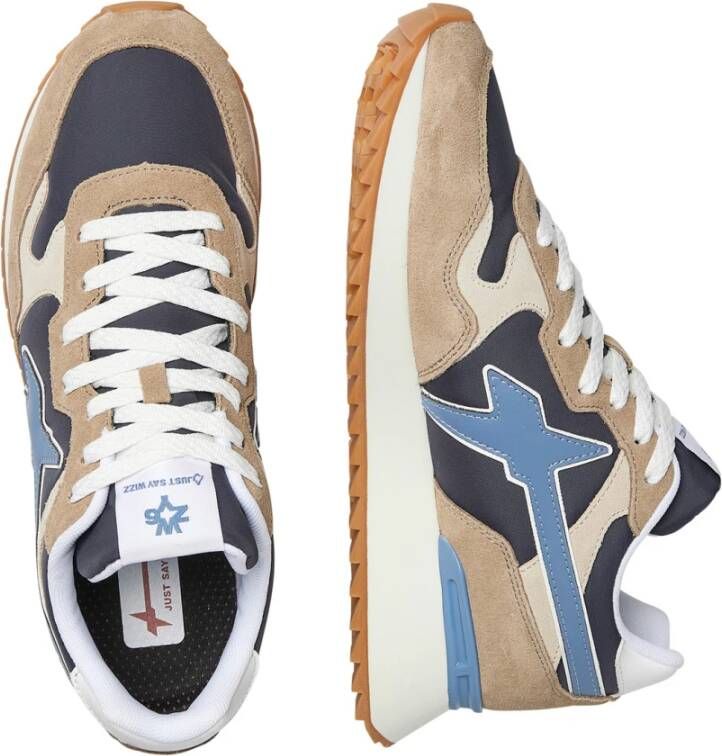 W6Yz Technische suède sneaker met spoiler Multicolor Heren