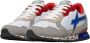 W6Yz Witte Camouflage Retro Sneaker Multicolor Heren - Thumbnail 4