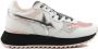 W6Yz Witte Leren Dames Sneakers Art. Pink Yak-W-W - Thumbnail 2