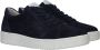 Waldläufer Blauwe Suède Sneaker met Uitneembaar Voetbed Blue - Thumbnail 6