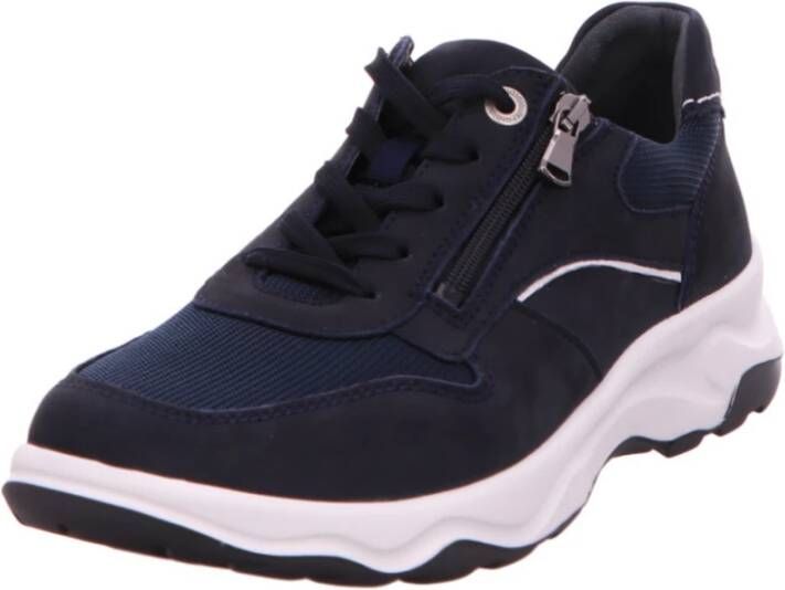 Waldläufer Blauwe Veterschoen Blue Heren