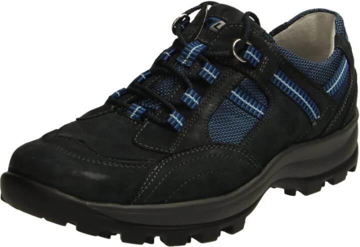 Waldläufer Blauwe Veterschoenen Blue Dames