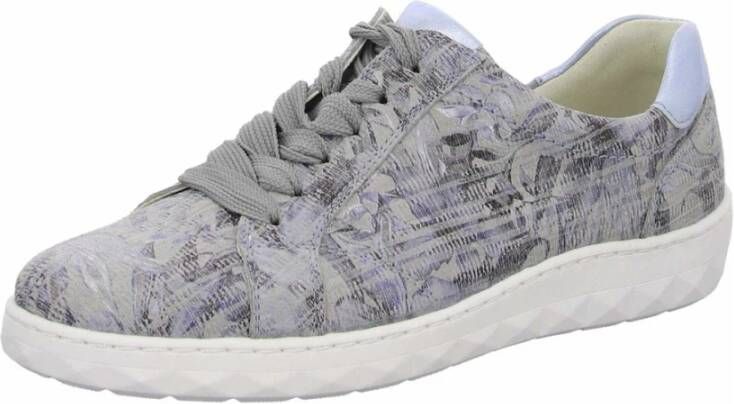 Waldläufer Blauwe Veterschoenen Multicolor Dames