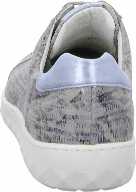 Waldläufer Blauwe Veterschoenen Multicolor Dames