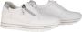 Waldläufer Brede Fit Lace-Zip Sneakers Wit White Dames - Thumbnail 3