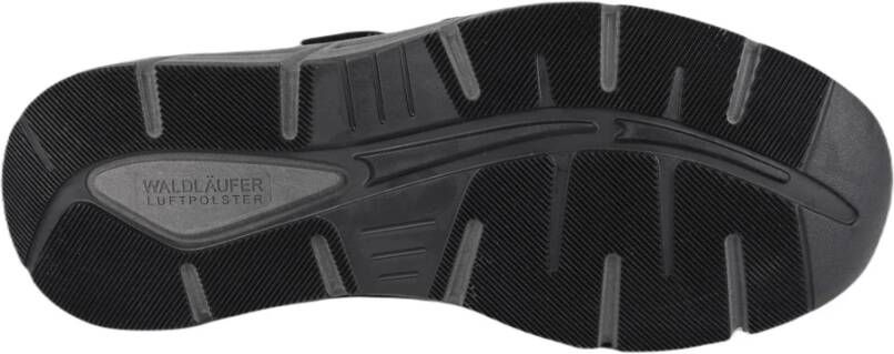 Waldläufer Brede Heren Band Schoenen Zwart