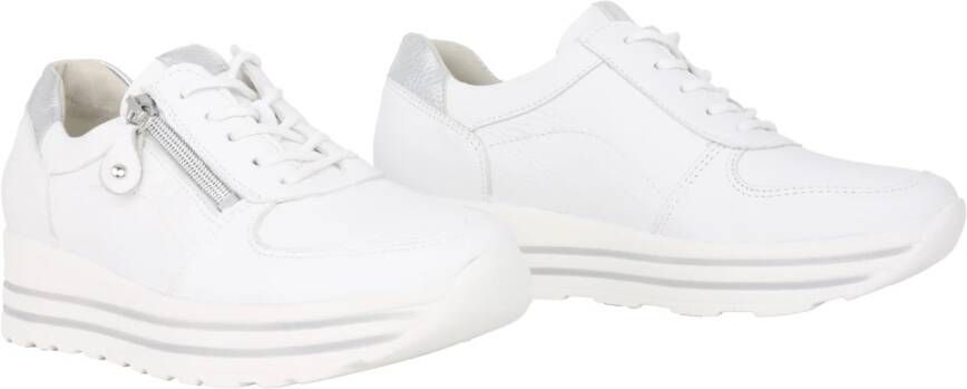 Waldläufer Brede pasvorm Dames Sneaker Wit White Dames
