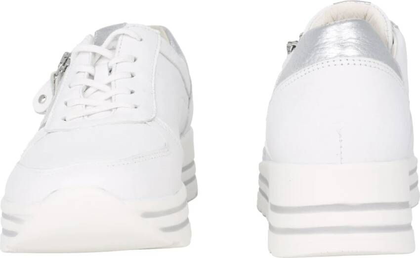 Waldläufer Brede pasvorm Dames Sneaker Wit White Dames