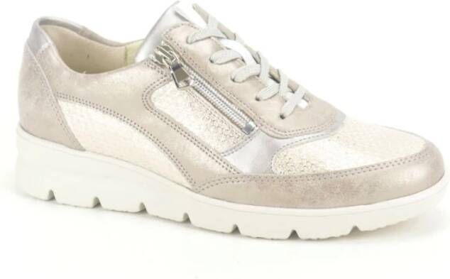 Waldläufer Brons+print Runner N.+Tiret Beige Dames