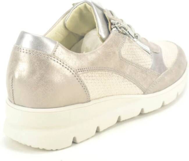 Waldläufer Brons+print Runner N.+Tiret Beige Dames