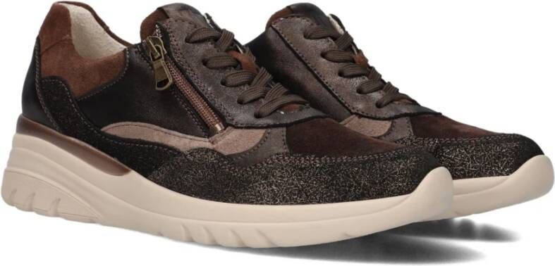 Waldläufer Bruine Dames Lage Sneakers Carla