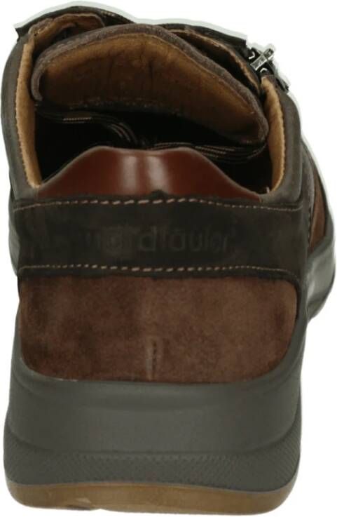 Waldläufer Casual Bruine Leren Schoenen