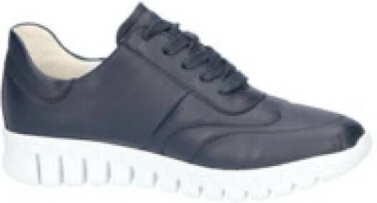 Waldläufer Casual veterschoenen in middelblauw
