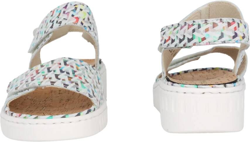 Waldläufer Comfortabele brede pasvorm sandaal multicolor Dames