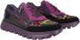 Waldläufer Wijde pasvorm veter-rits sneaker Paars mix Multicolor Dames - Thumbnail 4