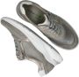Waldläufer Comfortabele Grijze Dilara Sneaker met Metallic Dierenprint Gray Dames - Thumbnail 4