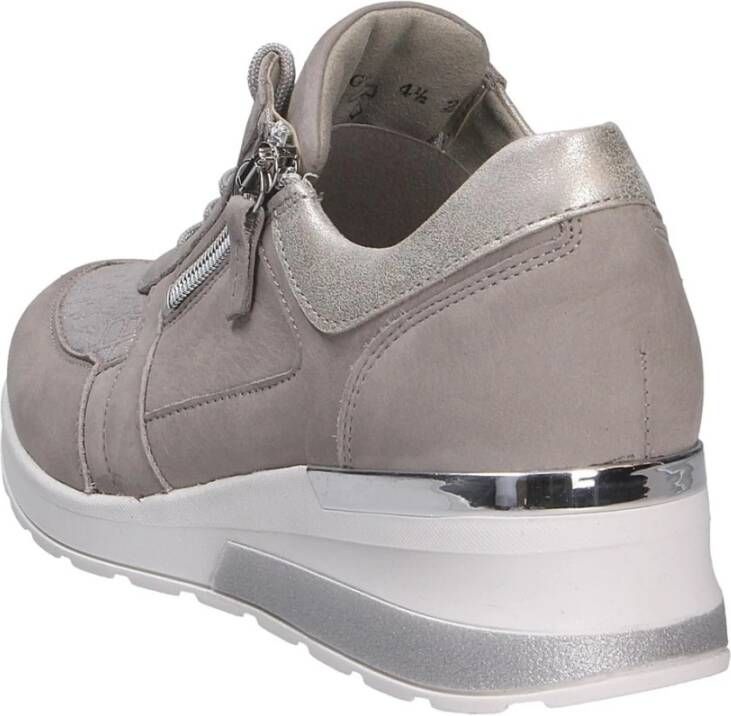 Waldläufer Comfortabele grijze schoenen H-clara-soft stijl
