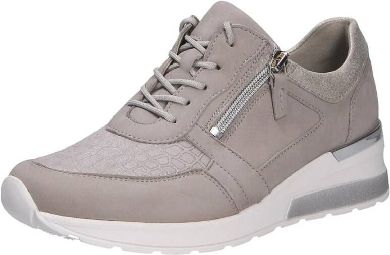 Waldläufer Comfortabele Grijze Zachte Schoenen Gray Dames