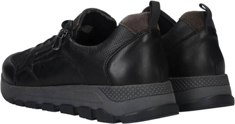 Waldläufer Comfortabele Heren Richard Sneaker Zwart Heren