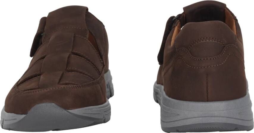 Waldläufer Comfortabele herensandaal in bruin Brown Heren