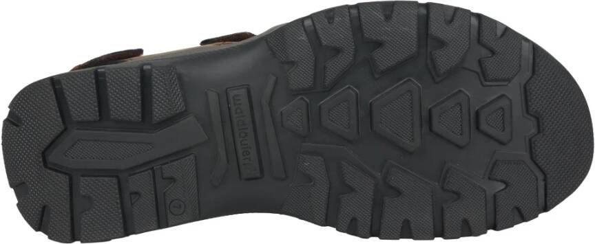 Waldläufer Comfortabele Herensandalen Bruin