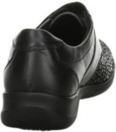 Waldläufer Comfortabele Slipper in Zwart