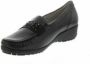 Waldläufer Comfortabele Slipper in zwart leer - Thumbnail 2