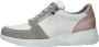 Waldläufer Comfortabele witte sneakers met roze en grijze accenten Multicolor - Thumbnail 8
