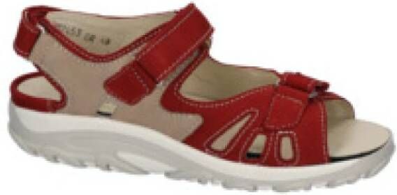 Waldläufer Dames outdoor sandalen in effen kleuren