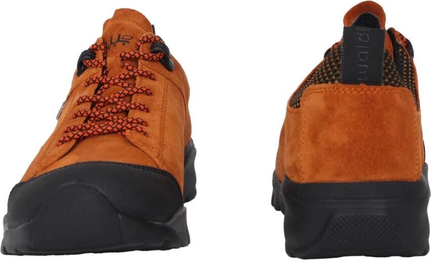 Waldläufer Dames sneaker met brede pasvorm Oranje Orange Dames
