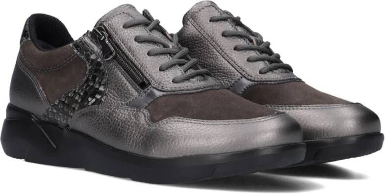 Waldläufer Grijze Rits Sneakers Dames Schoenen Gray Dames