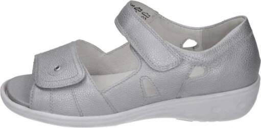 Waldläufer Grijze Sandalen Gray Dames
