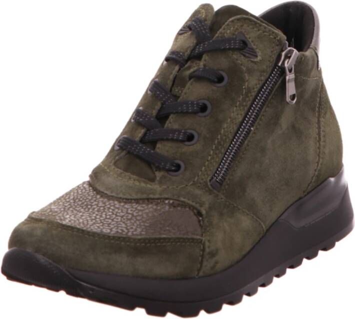 Waldläufer Groene Hiroko Sneakers Green Dames