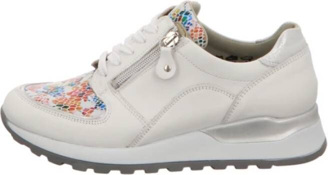 Waldläufer Leren veterschoenen voor dames Gray Dames