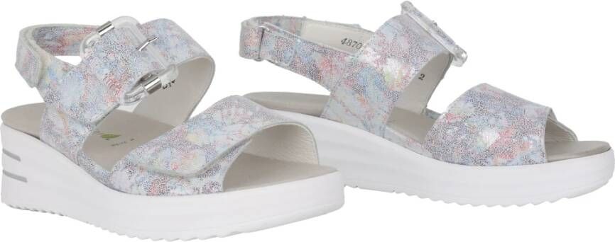 Waldläufer Multicolor sandaal met brede pasvorm voor vrouwen Multicolor Dames