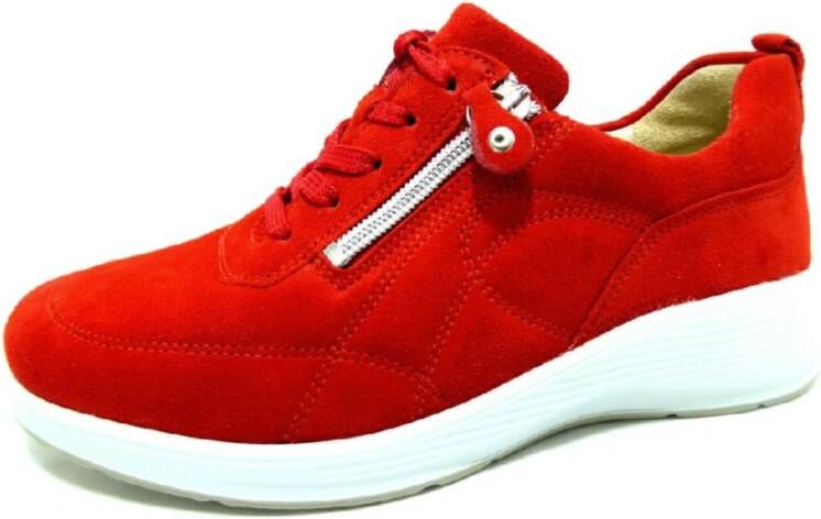 Waldläufer Rode Veterschoenen Red Dames